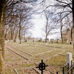 Widok ogóny na cmentarz od strony północno-zachodniej