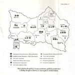 Sieć placówek policji bezbpieczeństwa, policji granicznej i Służby bezpieczeństwa w dystrykcie krakowskim